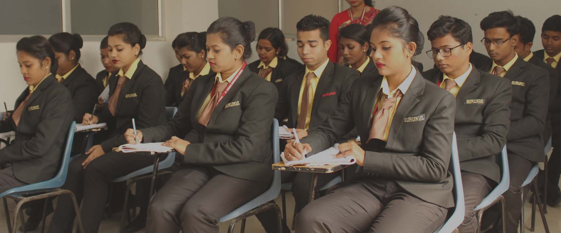 Hotel management students